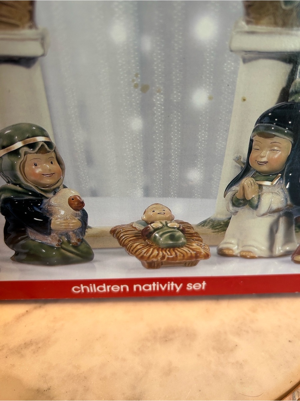 Home Collection Nativity Figurine Set - Green, Brown, Cream - Picture 3 of 6